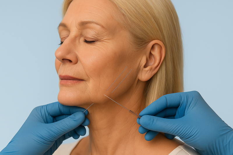 Pose de Fils Tenseurs Non Résorbables 